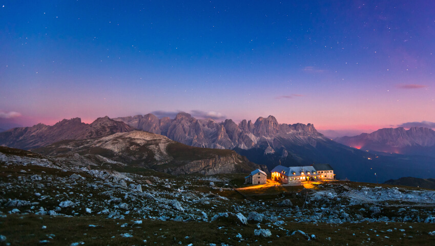 Die Dolomiten sind größte Mountainbike- und Wanderparadies Südtirols