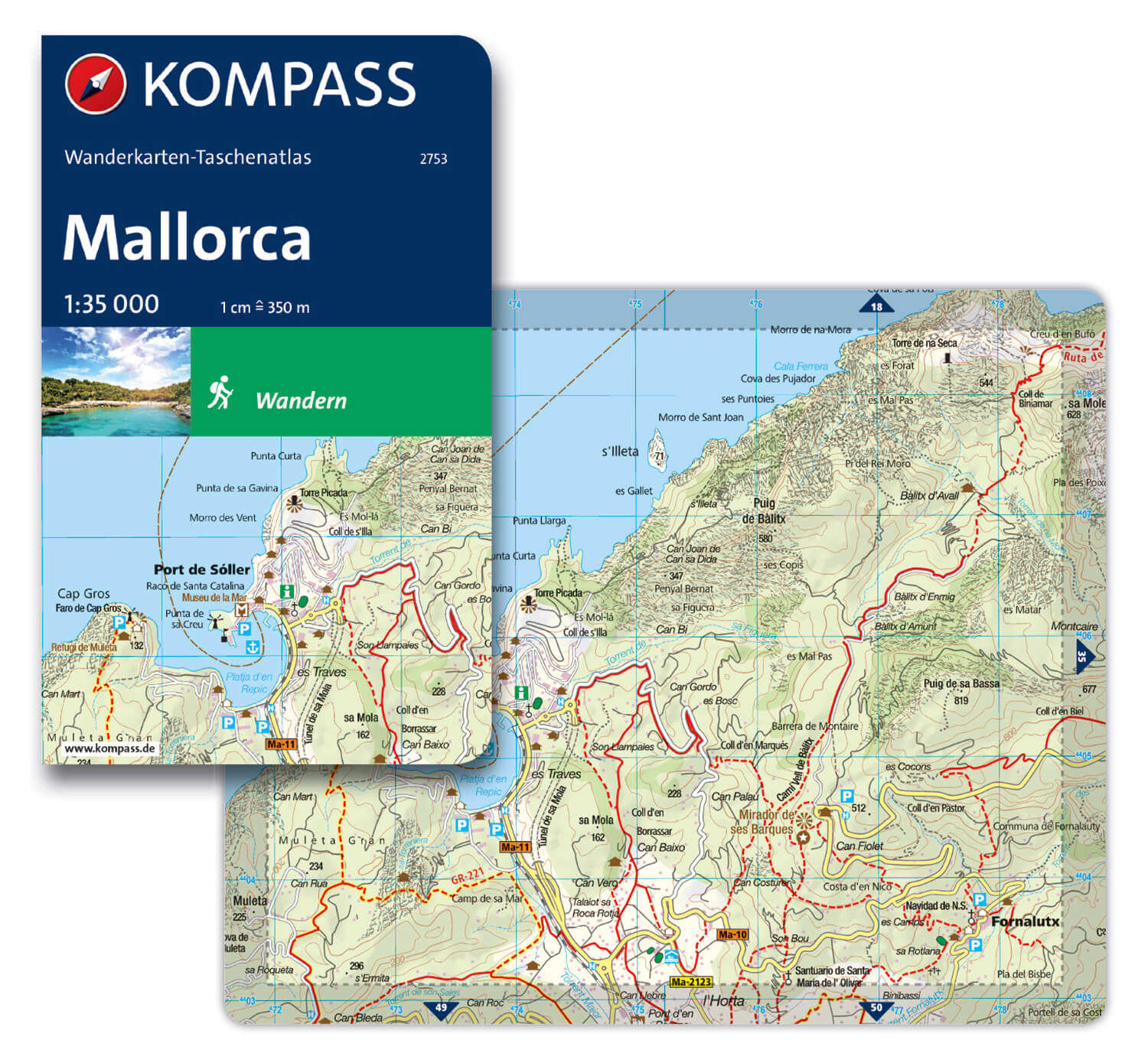 ð KOMPASS WT 2753 Mallorca – Kartografie