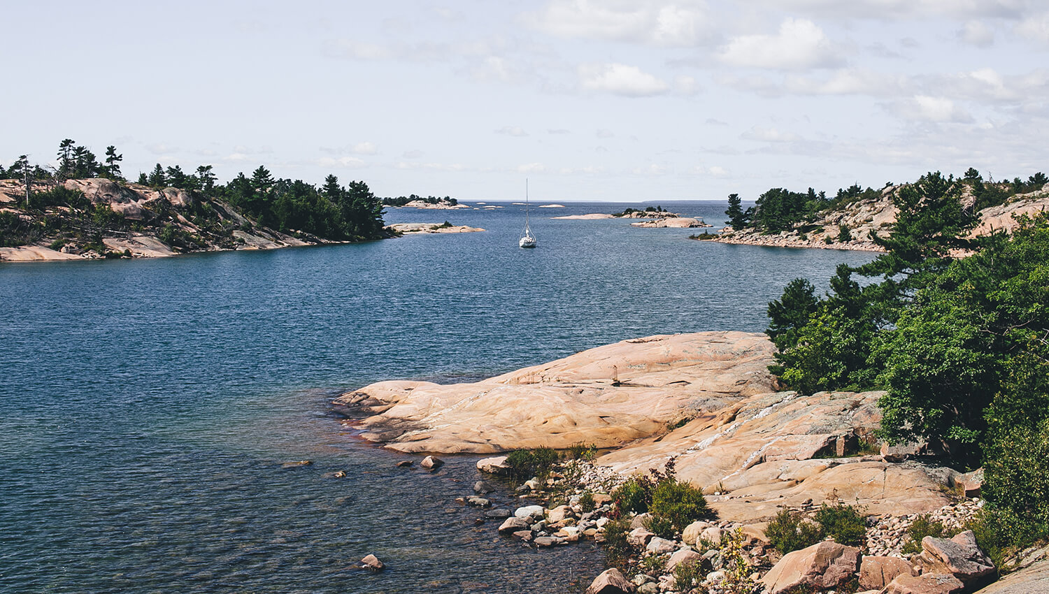 Die malerischen Fox Islands sind Teil der Georgian Bay