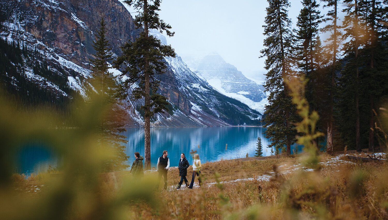 Wanderungen am Lake Louise im bekannten Banff-Nationalpark sind besonders beliebt