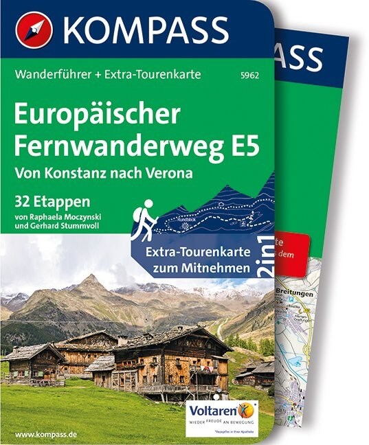 Wanderführer Europäischer Fernwanderweg E5