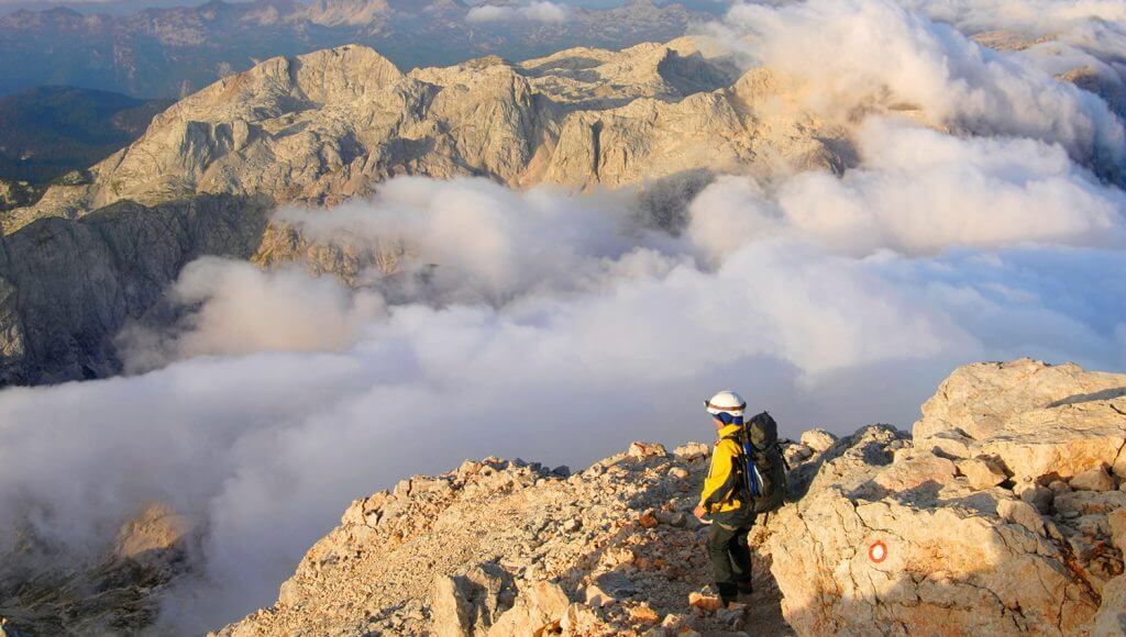 Höhenwege in den Alpen: Im Triglav-Nationalpark in Slowenien