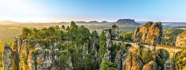 Basteibrücke in der Sächsischen Schweiz / Elbsandsteingebirge