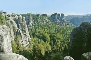 Tiefenblick in Bastei