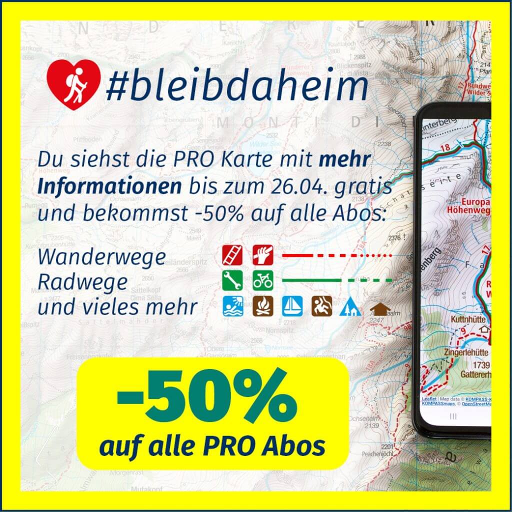 Wanderkarte - KOMPASS | Interaktive Onlinekarte