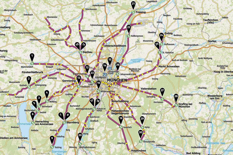 Tourenvorschläge München Umgebung