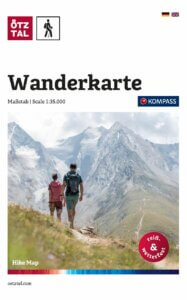 Wanderkarte erstellt für das Ötztal