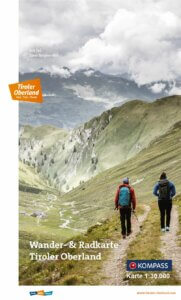 Wanderkarte erstellt für das Tiroler Oberland