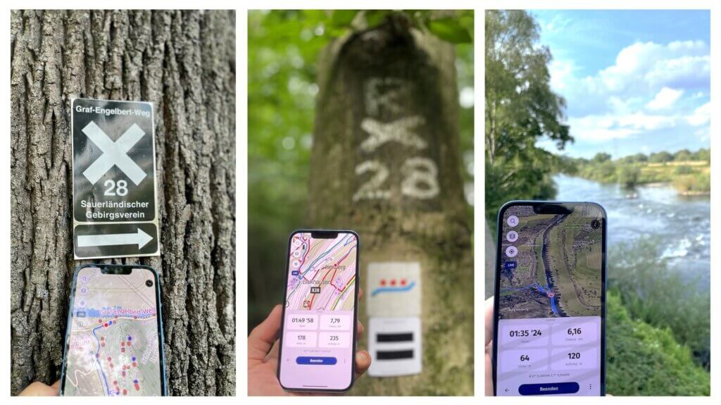 Wandern mit der KOMPASS App