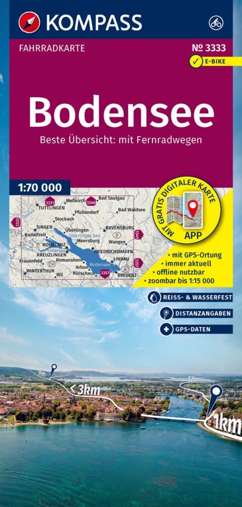 Fahrradkarte Bodensee Cover