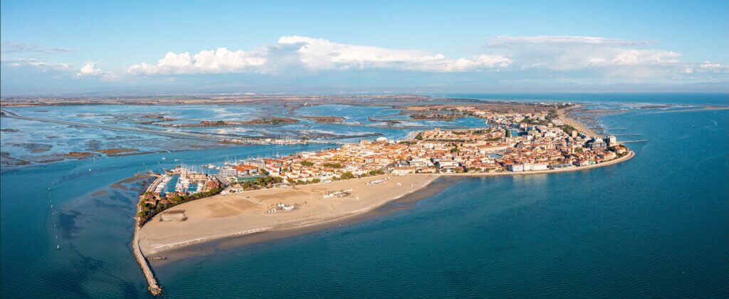 Grado als Ziel des Alpe-Adria-Radwegs
