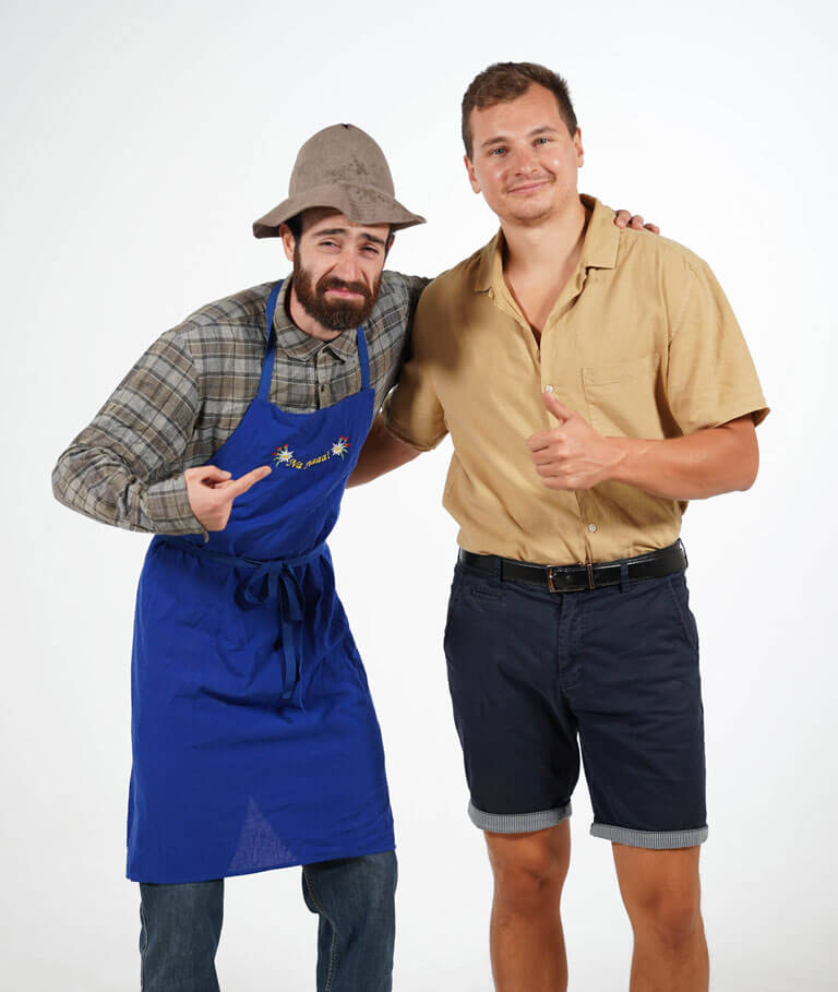 Die beiden Künstler hinter Buonomemes