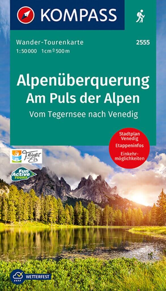 Wanderkarte Alpenüberquerung